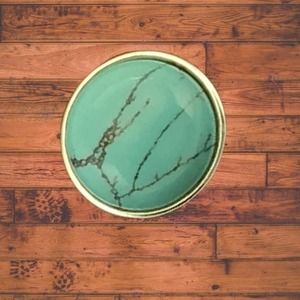 Turquoise  Stone Snap Button